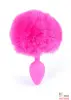Силиконовая анальная пробка Bunny Tail, 6,5х2,7 см - 5 Силиконовая анальная пробка Bunny Tail, 6,5х2,7 см - 5