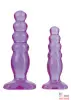 Набор анальных пробок Crystal Jellies, гелевый - 4 Набор анальных пробок Crystal Jellies, гелевый - 4
