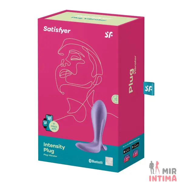 Анальная смарт-пробка с вибрацией Satisfyer Intensity Plug, 7х3см - 6 Анальная смарт-пробка с вибрацией Satisfyer Intensity Plug, 7х3см - 6