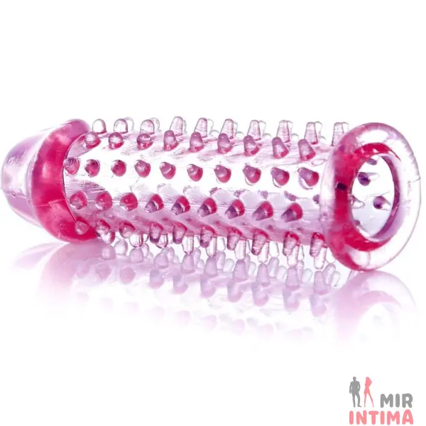 Насадка-презерватив с шипами Boss Series Penis Sleeve - 1 Насадка-презерватив с шипами Boss Series Penis Sleeve - 1