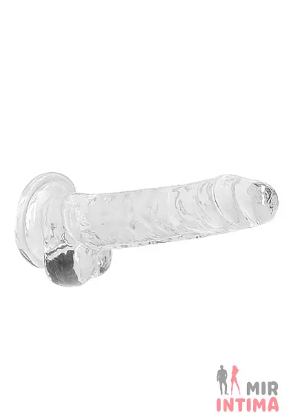 Фаллоимитатор с мошонкой Dildo REALROCK прозрачный 19х7,4см - 5 Фаллоимитатор с мошонкой Dildo REALROCK прозрачный 19х7,4см - 5