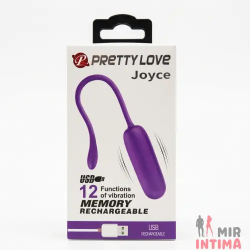 Перезаряжаемое виброяйцо Joyce серии PrettyLove, 6,5 х 2,2 см Перезаряжаемое виброяйцо Joyce серии PrettyLove, 6,5 х 2,2 см