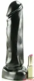 Фаллоимитатор черный Jumbo Jack, 22Х5,5 см