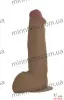 Фаллоимитатор с машонкой EGZO, 21х5.2 см - 2