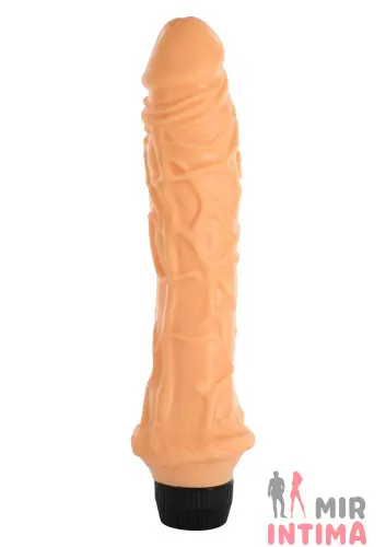 Реалистичный-женский-вибратор-Вибратор Penetrating Pleasures, латексный, 21x4,5 см