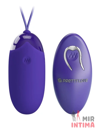 Виброяйцо Pretty Love Berger с ДУ, 12 режимов