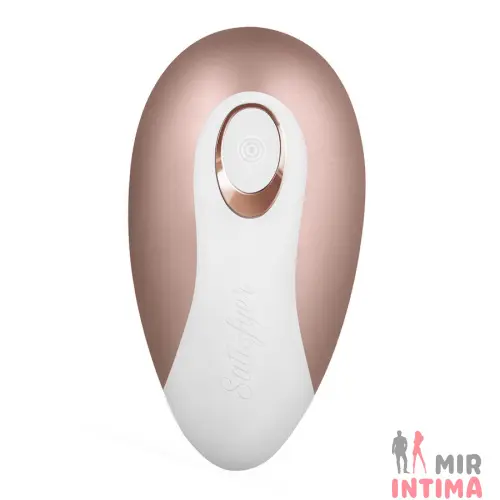 Вакуумный-женский-вибратор-Вакуумный стимулятор клитора "Pro Deluxe NG Rose Gold" от Satisfyer