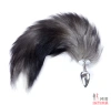 Анальная пробка с хвостом Fox TAIL Black, S - 3 Анальная пробка с хвостом Fox TAIL Black, S - 3