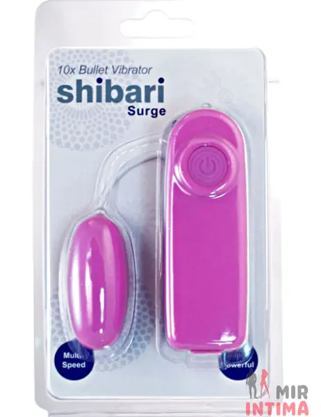 Виброяйцо Surge Bullet Vibrator, 5,5х2,5 см с пультом - 1
