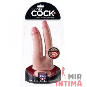 Фаллоимитатор Cock Double Pene Dual Density, двойной, 12,7 х 4 см