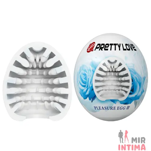 Мастурбатор Pretty Love Pleasure Egg-II, TPE, эластичный