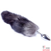 Анальная пробка с хвостом Fox TAIL Black, S - 6 Анальная пробка с хвостом Fox TAIL Black, S - 6