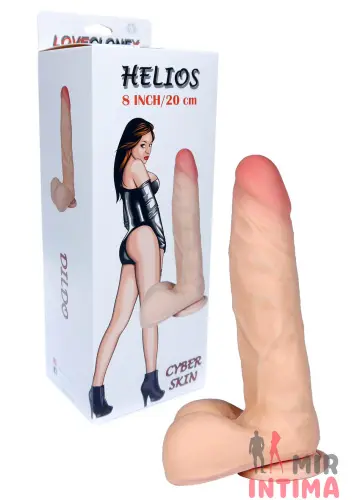 Фаллоимитатор с мошонкой HELIOS-LOVECLONEX 8", 23х4,8 Фаллоимитатор с мошонкой HELIOS-LOVECLONEX 8", 23х4,8