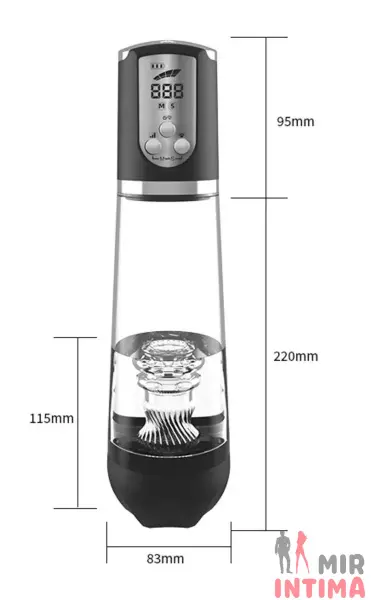 Водонепроницаемая, автоматическая вакуумная помпа с зарядкой от USB CANWIN Luxury Pump - 7 Водонепроницаемая, автоматическая вакуумная помпа с зарядкой от USB CANWIN Luxury Pump - 7