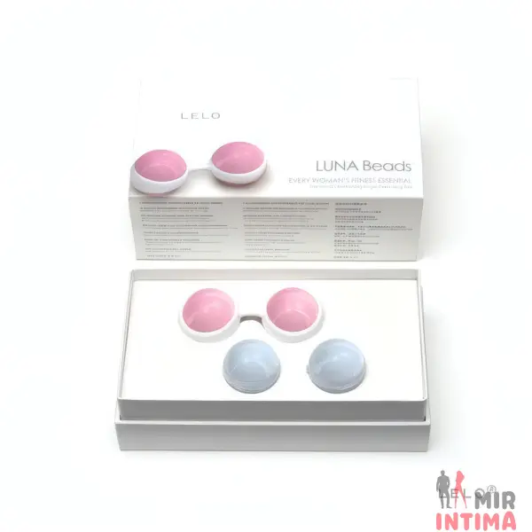 Вагинальные шарики LELO Luna Beads Mini (Лело Луна Бидс Мини), 3 см - 4