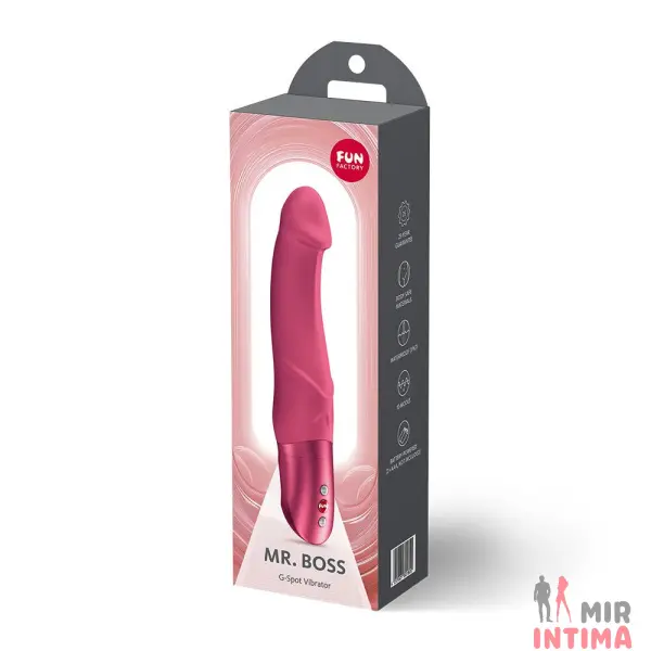 MISX3720-Женский-вибратор-точки-G - 8 Женский-вибратор-точки-G-Вибратор Fun Factory Mr. Boss, силикон, 10 режимов - 8