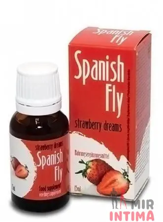 Испанская мушка Spanish Fly со вкусом клубники, 15 мл Испанская мушка Spanish Fly со вкусом клубники, 15 мл