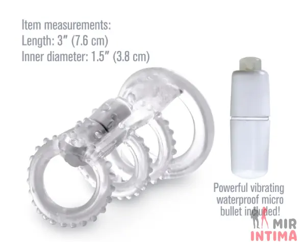 Вибронасадка на член Fx Vibrating Cock Cage - 3 Вибронасадка на член Fx Vibrating Cock Cage - 3