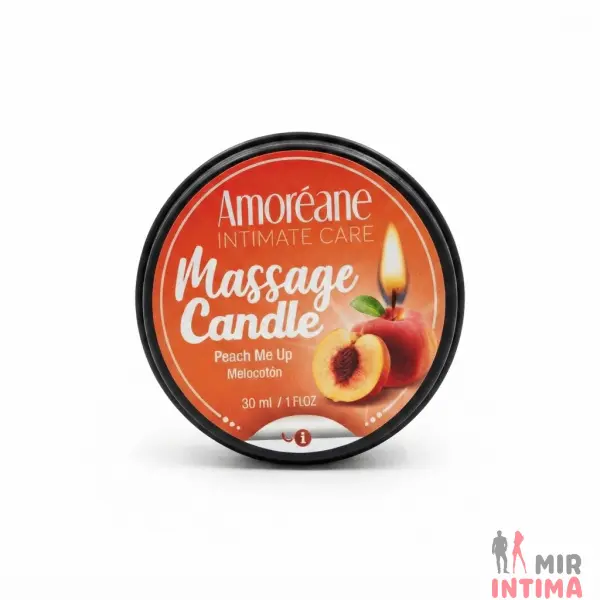 Массажная свеча "Соблазнительный персик" Amoreane Peach Me Up, 30 мл - 3 Массажная свеча "Соблазнительный персик" Amoreane Peach Me Up, 30 мл - 3