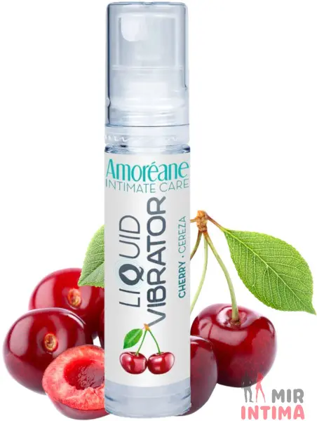 Жидкий вибратор Amoreane Liquid Vibrator, вишня 10 мл - 2 Жидкий вибратор Amoreane Liquid Vibrator, вишня 10 мл - 2