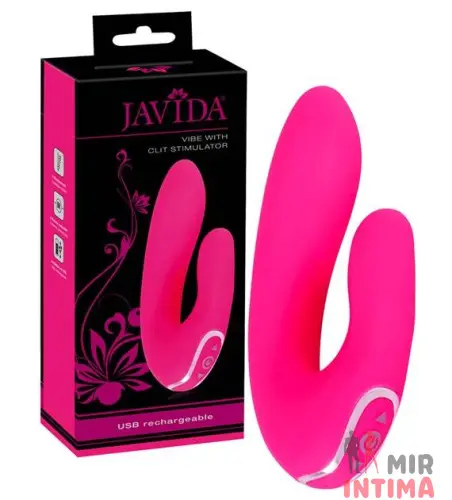 Гелевый-и-силиконовый-женский-вибратор-Вибратор Vibe with Clit Stimulator