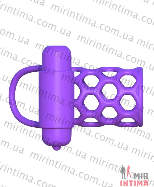 Насадка с вибропулей Vibrating Couples Cage - 1 Насадка с вибропулей Vibrating Couples Cage - 1