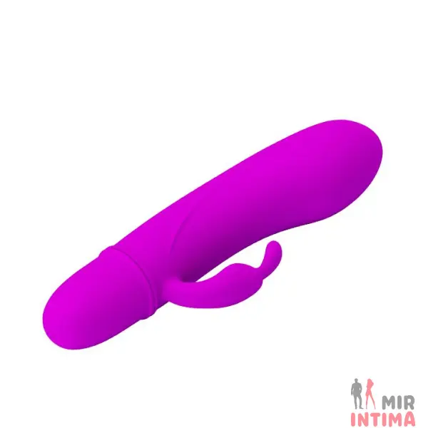 MIBI-014292-Женский-вибратор-точки-G - 2 Женский-вибратор-точки-G-Вибромассажер для точки G "CESAR", с клиторальным отростком - 2