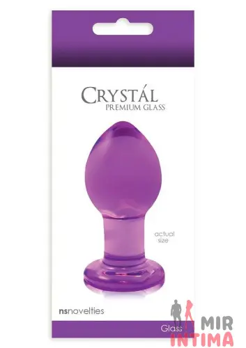 Анальная пробка NS Novelties Crystal Premium, 6X4 см