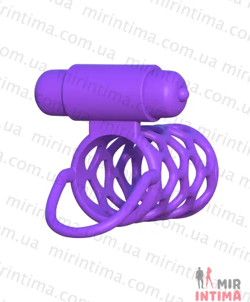 Насадка с вибропулей Vibrating Couples Cage - 2 Насадка с вибропулей Vibrating Couples Cage - 2