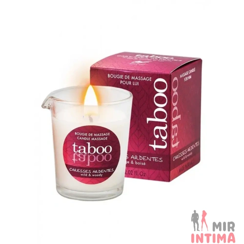 Массажная аромасвеча для женщин TABOO Caresses Ardentes, 60 гр Массажная аромасвеча для женщин TABOO Caresses Ardentes, 60 гр