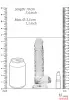 Фаллоимитатор с мошонкой Dildo REALROCK прозрачный 19х7,4см - 2 Фаллоимитатор с мошонкой Dildo REALROCK прозрачный 19х7,4см - 2