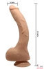 Реалистичный-женский-вибратор-Вибратор на присоске Penis Vibration, 27Х5 см - 7