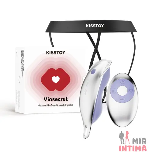 MISO9990-Женские-вибротрусики Женские-вибротрусики-Вибратор в трусики KISSTOY Viosecret с пультом, 11.4см