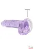 Гелевый фаллоимитатор на присоске REALROCK CRYSTAL CLEAR, 18х3,5 см - 8 Гелевый фаллоимитатор на присоске REALROCK CRYSTAL CLEAR, 18х3,5 см - 8