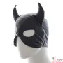 Черная маска со шнуровкой Devil - 1
