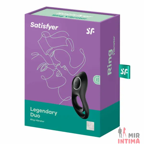 Виброкольцо Ring - Legendary Duo (Black) - 5 Виброкольцо Ring - Legendary Duo (Black) - 5