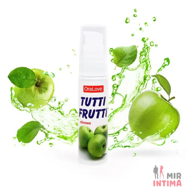 Tutti-frutti оральный лубрикант Яблоко, 30 мл - 1 Tutti-frutti оральный лубрикант Яблоко, 30 мл - 1