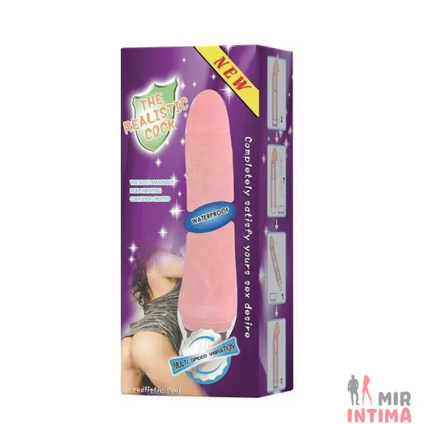 MI027003-Реалистичный-женский-вибратор - 1 Реалистичный-женский-вибратор-Вибратор "The Realistic Cock", 18 х 4 см - 1