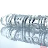 Ребристая насадка с выступами Penis Sleeve - 3 Ребристая насадка с выступами Penis Sleeve - 3