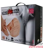 Анально-вагинальный мастурбатор с двойной вибрацией Crazy Bull
