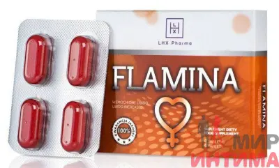 Стимулирующие капсулы Flamina Libido LHX Pharma для женщин - 3