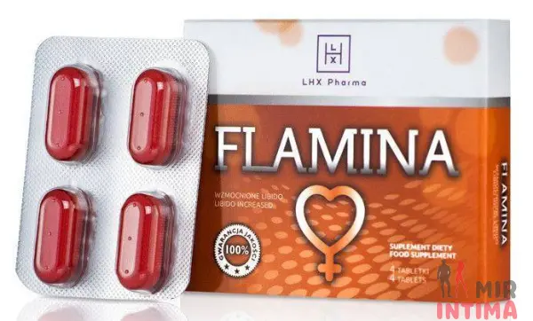 Стимулирующие капсулы Flamina Libido LHX Pharma для женщин - 3