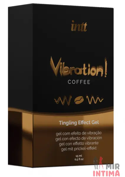 Жидкий вибратор Intt Vibration Coffee, со вкусом кофе, 15 мл - 2 Жидкий вибратор Intt Vibration Coffee, со вкусом кофе, 15 мл - 2
