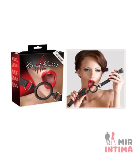 Расширитель-кольцо силиконовый Bad Kitty Silikon-Ring-Knebel, 5 см Расширитель-кольцо силиконовый Bad Kitty Silikon-Ring-Knebel, 5 см