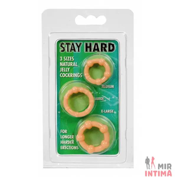 Набор эрекционных колец Stay Hard - 7 Набор эрекционных колец Stay Hard - 7