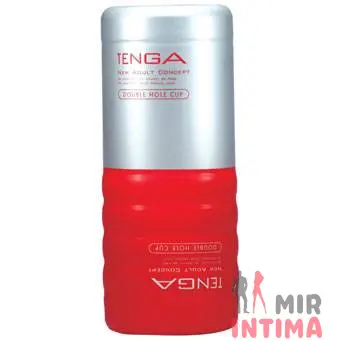 Мастурбатор Tenga Double Hole Cup, 15х6 см