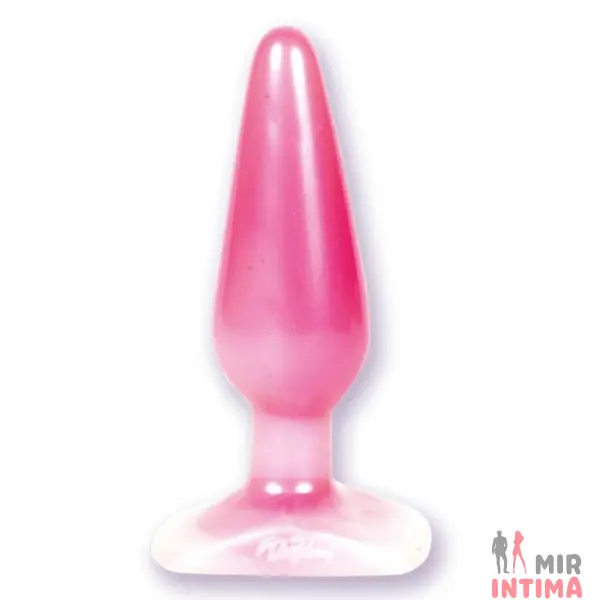 Анальная пробка Pink Jelly Medium, 13X4 см - 1 Анальная пробка Pink Jelly Medium, 13X4 см - 1