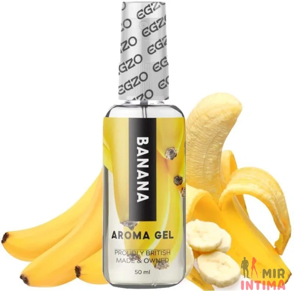 Оральный лубрикант со вкусом банана "EGZO AROMA", 50 мл - 1 Оральный лубрикант со вкусом банана "EGZO AROMA", 50 мл - 1