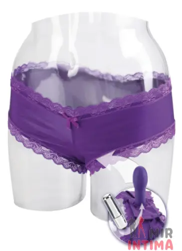 DEL2149790-Женская-вибропуля Женская-вибропуля-Трусики и вибропуля Self Pleasurizer Purple
