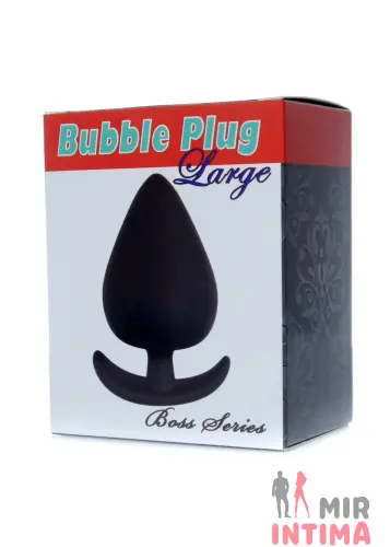 Силиконовая пробка Plug Buble Large, 9,5х5см Силиконовая пробка Plug Buble Large, 9,5х5см